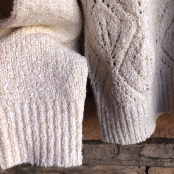 Lucky Brand cream soft sweater NWT size Large NWT - Picture 3 of 8